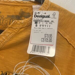 🤎Desigual men’s tee with gray